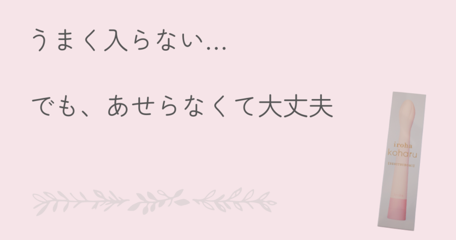 うまく入らないと悩む方向けのバイブの対処法を紹介するアイキャッチ画像